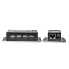 Lindy 50m 4-Port USB 2.0 Cat.6 Extender, Netzwerk-Sender & -Empfänger, 50 m, 480 Mbit/s, Cat5, Cat5e, Cat6, NS1021, Phosphorbronze