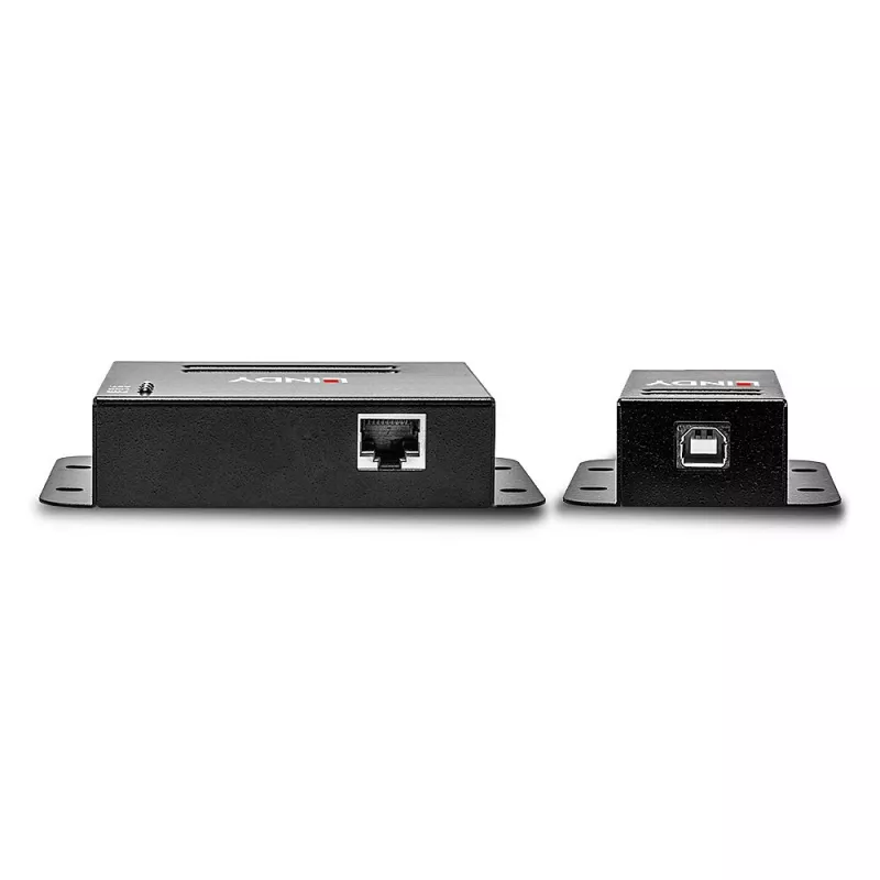 Lindy 50m 4-Port USB 2.0 Cat.6 Extender, Netzwerk-Sender & -Empfänger, 50 m, 480 Mbit/s, Cat5, Cat5e, Cat6, NS1021, Phosphorbronze
