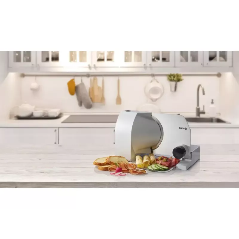 Elektrischer Allesschneider Gorenje R708A 100 W Edelstahl 1,5 cm