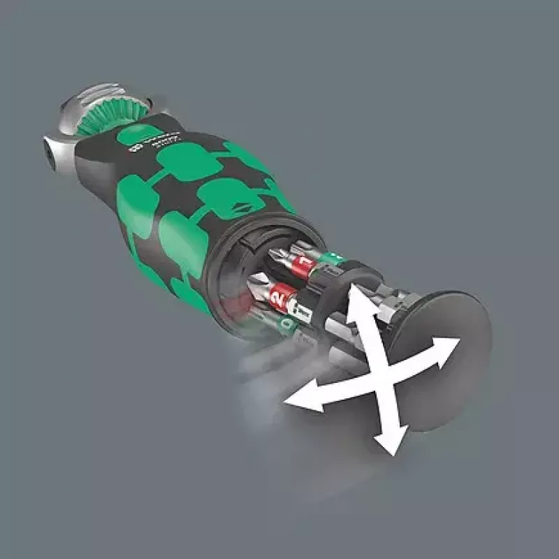 Wrench Ratchet Wera 05004283001 18 pcs Schwarz Grün