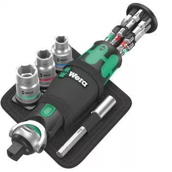 Wrench Ratchet Wera 05004283001 18 pcs Schwarz Grün