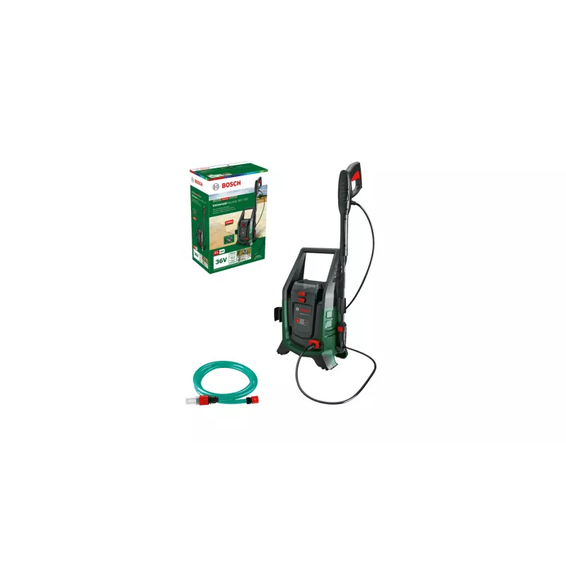 Kabelloser Hochdruckreiniger Bosch UniversalAquatak 36V-100 — Selbstansaug-Set, POWER FOR ALL Akkusystem