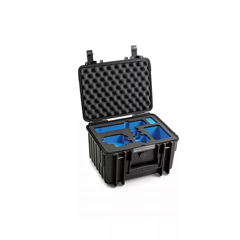 Hard Case B&W International Typ 2000 für GoPro 9/10/11 mit Zubehör, Schwarz