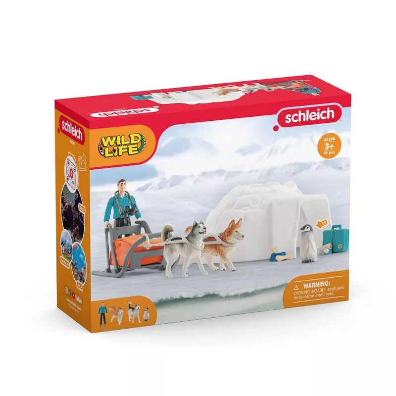 Zoo Schleich WILD LIFE Antarktis-Expedition Mehrfarbig 42558