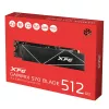 SSD M.2 512 GB ADATA XPG GAMMIX S70 BLADE — PCIe 4.0 NVMe, Lesen 7400 MB/s, Schreiben 2600 MB/s