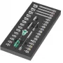 Wera 05150110001 37-tlg. Knarren-Satz aus Stahl, Schwarz/Grün
