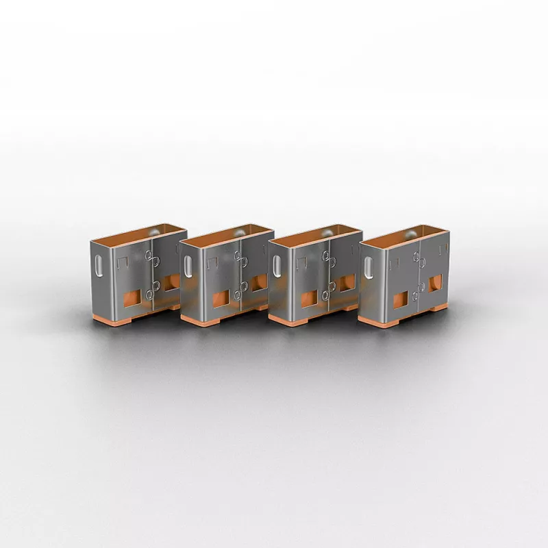 Portblocker Lindy USB Port Blocker Packung mit 4 Stück Farbcode Orange