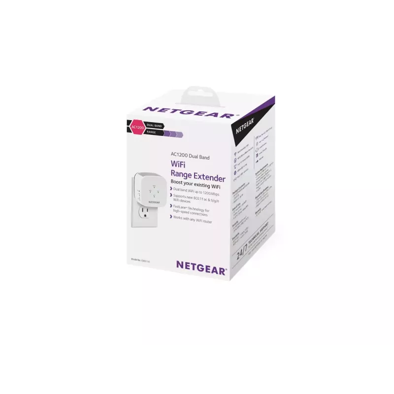 NETGEAR EX6110 Netzwerk-Sender & -Empfänger Weiß 10, 100, 300 Mbit/s