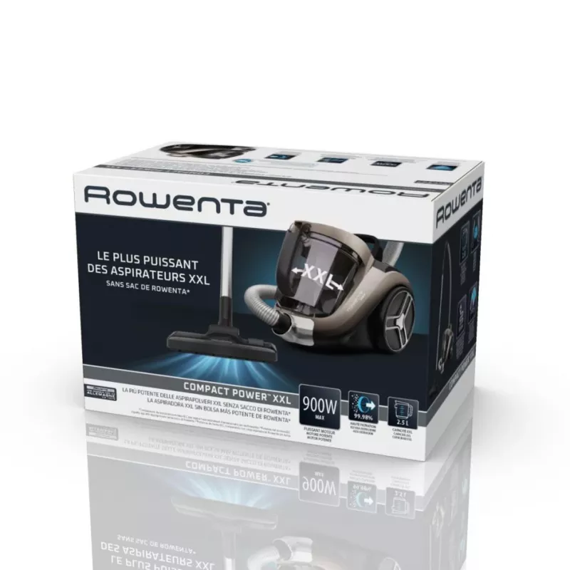 Rowenta Compact Power XXL RO4B30 2,5 l Zylinderstaubsauger Trocken 900 W beutellos
