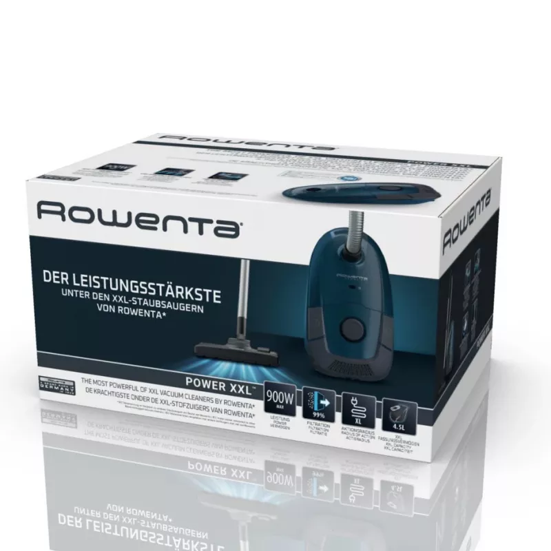 Rowenta Power XXL RO3126 4,5 L Bodenstaubsauger Trocken 900 W Staubbeutel