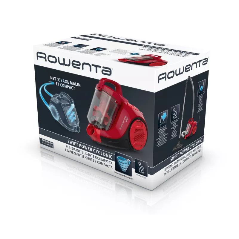 Rowenta Swift Power RO2913 1,2 L Bodenstaubsauger Trocken 900 W beutellos