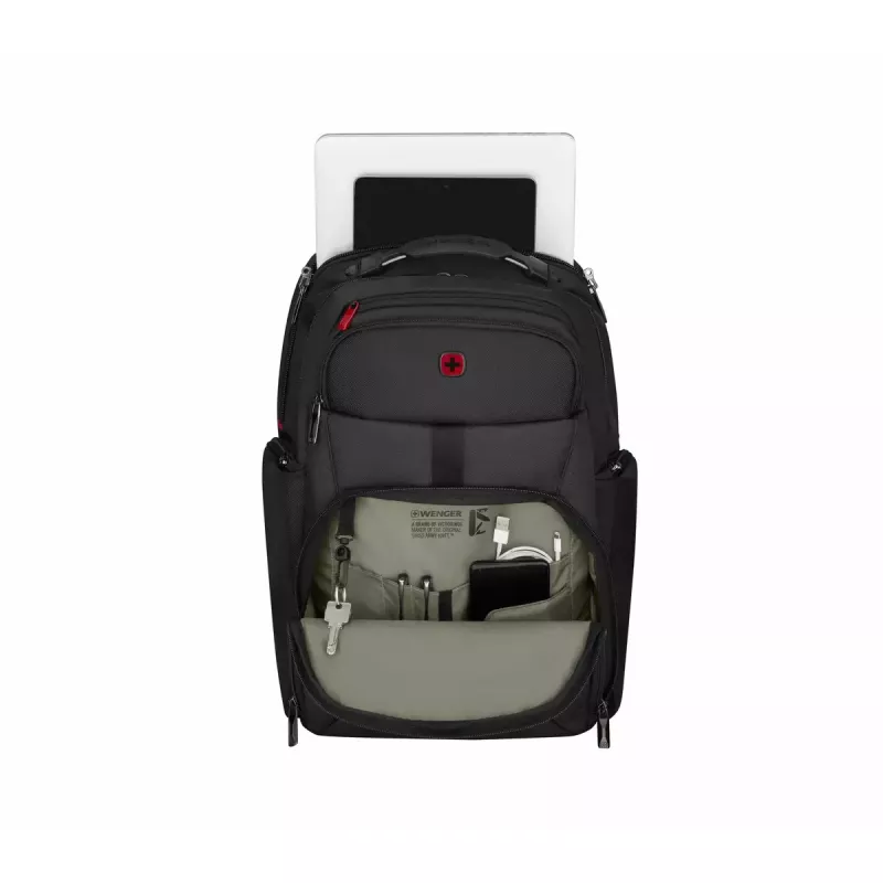 Casual-Rucksack Wenger SwissGear Meteor Schwarz Polyester PVC rPET