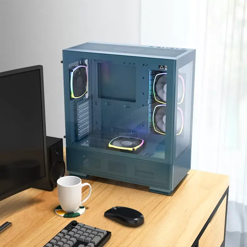 PC-Gehäuse Montech SKY TWO Midi Tower Blau