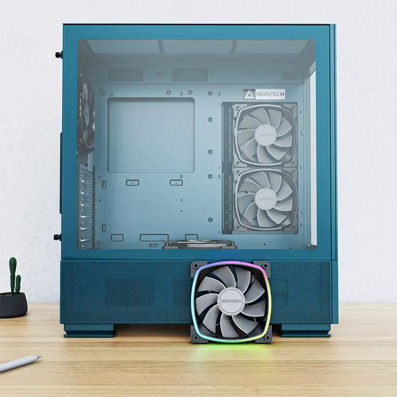 PC-Gehäuse Montech SKY TWO Midi Tower Blau