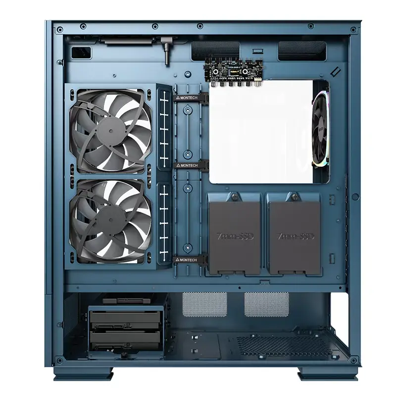 PC-Gehäuse Montech SKY TWO Midi Tower Blau
