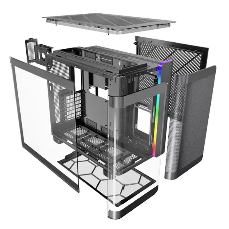 PC-Gehäuse Montech KING 95 PRO Midi Tower Schwarz