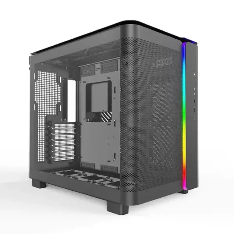 PC-Gehäuse Montech KING 95 PRO Midi Tower Schwarz
