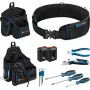 Bosch 1600A02H5C Professional Werkzeuggürtel und Handwerkzeuge-Set