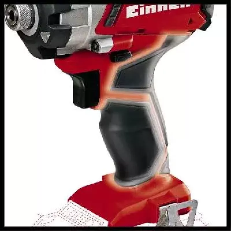 Pistolengriff-Bohrer Einhell TE-CI 18/1 Li-solo, Schnellspannbohrfutter, Schwarz/Grau/Rot