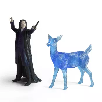 Figurinen-Set Schleich Professor Snape & Patronus, Modell 1253938, mehrfarbig