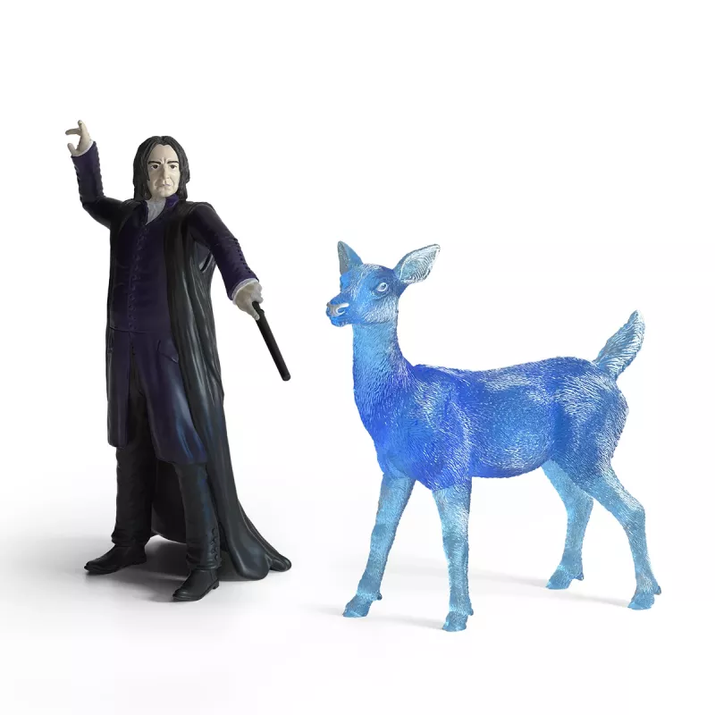 Figurinen-Set Schleich Professor Snape & Patronus, Modell 1253938, mehrfarbig
