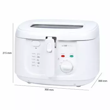 Fritteuse Clatronic FR 3771 2,5 L 1800 W Weiß