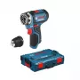 Bosch GSR 12V-15 FC Professional Schlüssellos 600 g Schwarz, Blau