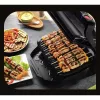 Kontaktgrill Tefal GC7148 — 2000 W, Edelstahlgehäuse, rechteckig, einstellbarer Thermostat, Grillrost-Oberfläche, 365×365×175 mm