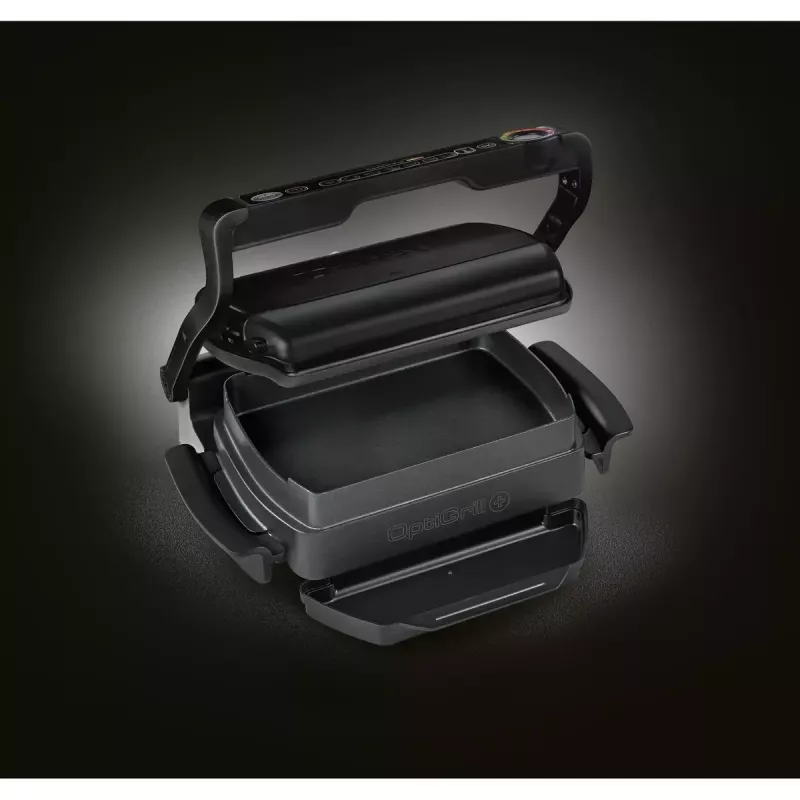 Kontaktgrill Tefal GC7148 — 2000 W, Edelstahlgehäuse, rechteckig, einstellbarer Thermostat, Grillrost-Oberfläche, 365×365×175 mm