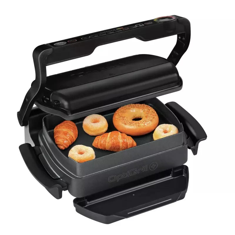 Kontaktgrill Tefal GC7148 — 2000 W, Edelstahlgehäuse, rechteckig, einstellbarer Thermostat, Grillrost-Oberfläche, 365×365×175 mm
