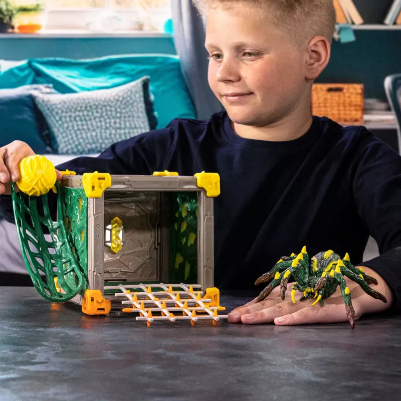 schleich BattleCave Dschungel-Tarantel, Tier, Monster und Drachen, BattleCave, 7 Jahr(e), Mehrfarbig, Kunststoff