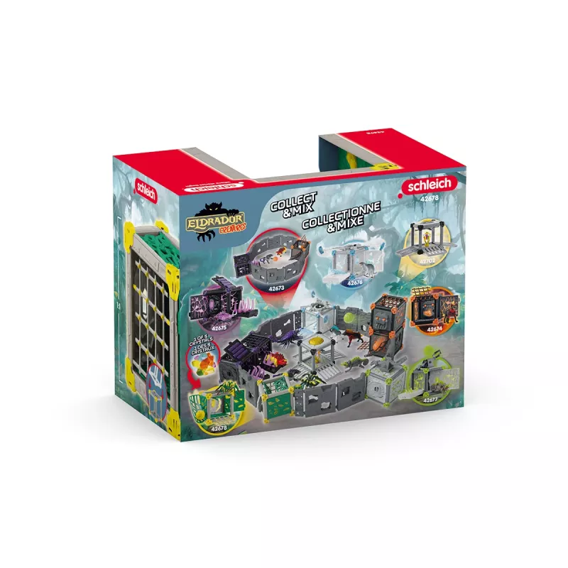 schleich BattleCave Dschungel-Tarantel, Tier, Monster und Drachen, BattleCave, 7 Jahr(e), Mehrfarbig, Kunststoff