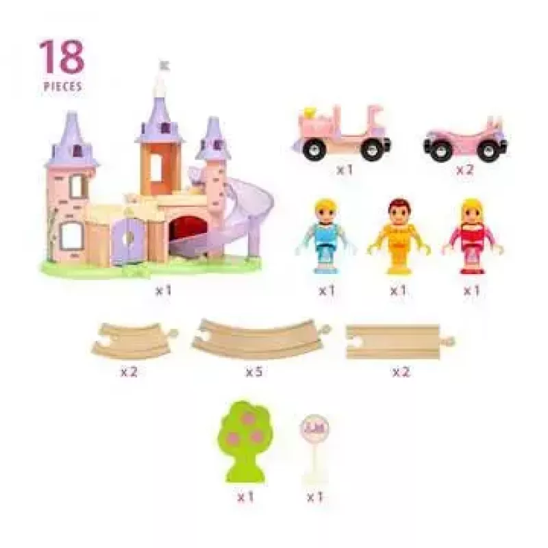 Holzfahrzeug- und Schienenset Ravensburger 33312 — mehrfarbig, für Kinder ab 3 Jahren