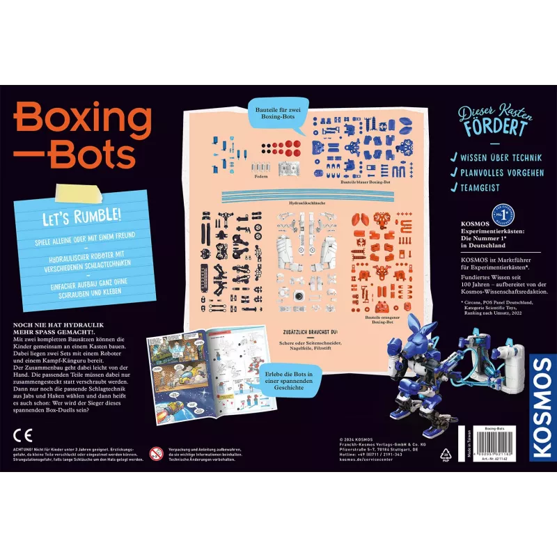 Kosmos Boxing Bots, Roboter, Technik, 10 Jahr(e) Kosmos Boxing Bots. Produkttyp: Roboter, Thema: Technik, Empfohlenes Alter (mind.): 10 Jahr(e)