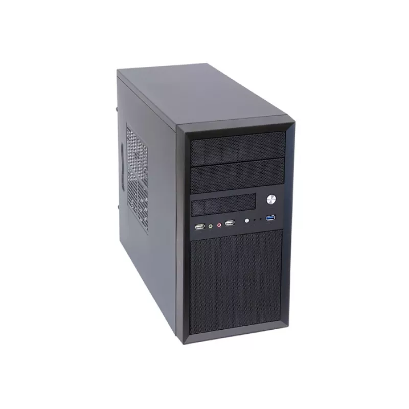 Chieftec CT-01B-350GPB Computergehäuse Mini Tower Schwarz 350 W