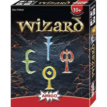Kartenspiel AMIGO Wizard (Modell 06900) — Strategiespiel für die Familie, 10+ Jahre, 45 Min.