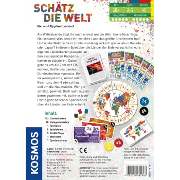 Kosmos Schätz die Welt 45 min Brettspiel Lehrreich
