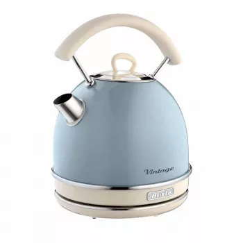 Ariete 2877 Wasserkocher Vintage, 1,7 l, kabellos, Blau, 1,7 l, 2000 W, Hellblau, Wasserstandsanzeige, Kabellos, Filterung