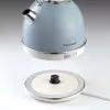 Ariete 2877 Wasserkocher Vintage, 1,7 l, kabellos, Blau, 1,7 l, 2000 W, Hellblau, Wasserstandsanzeige, Kabellos, Filterung