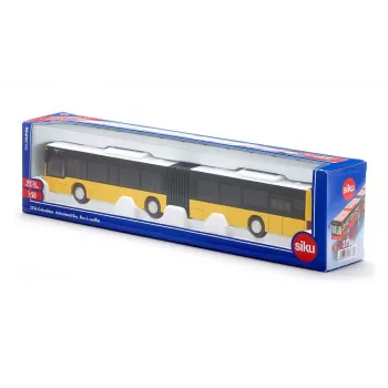 Gelenkbus-Modell Siku türkis/weiß – Maßstabs-Spielzeugfahrzeug, Druckguss-Sammlerstück
