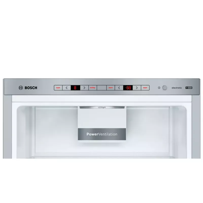 Kühl-Gefrierkombination Bosch Serie 6 KGE398IBP — 343 L Gesamt, Edelstahl, Türanschlag rechts