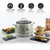 Ariete 2904 Reiskocher – Elektrischer Reiskocher mit Keramikschüssel – Hausgemachtes Sushi – Multikocher – Vintage Line – 3,5 L – 650 W – Beige