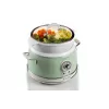 Ariete 2904 Reiskocher – Elektrischer Reiskocher mit Keramikschüssel – Selbstgemachtes Sushi – Multikocher – Vintage Line – 3,5 L – 650 W – Grün