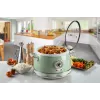 Ariete 2904 Reiskocher – Elektrischer Reiskocher mit Keramikschüssel – Selbstgemachtes Sushi – Multikocher – Vintage Line – 3,5 L – 650 W – Grün