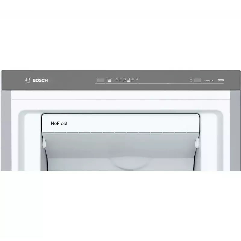 Gefrierschrank Bosch Serie 4 GSN36VLEP — 242 l, NoFrost, Klasse E, 39 dB, Edelstahl