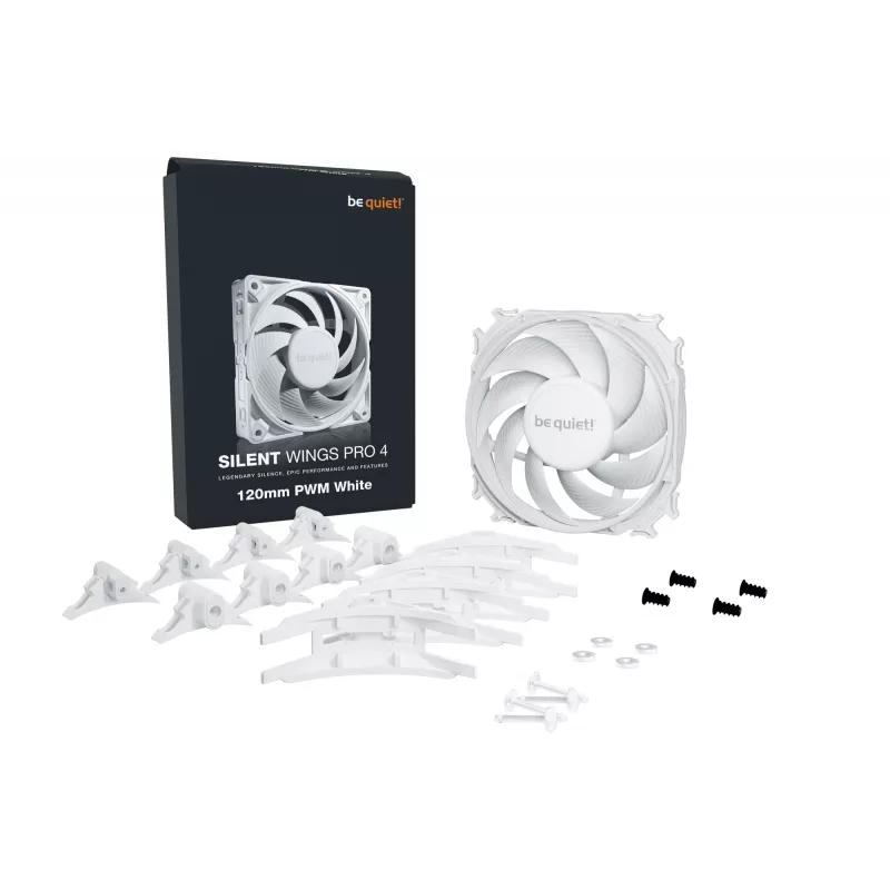 be quiet BL118 Computer-Kühlsystem Computer Gehäuselüfter 12 cm Weiß 1 Stück