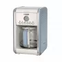 Ariete 1342 American Coffee Machine, Tempered Glass Jug, Up to 12 Cups, 24 Hour Programming Timer, LCD display, Auto Shut Off, 2000 W, Plastic, Blue