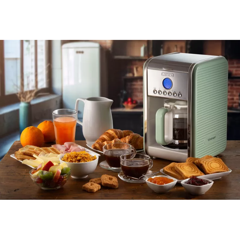 Filterkaffeemaschine ARIETE 1342/04 — 12 Tassen, 2,9 kg, grün