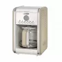 Ariete 1342 American Coffee Machine, Temperglas-Kanne, bis zu 12 Tassen, 24-Stunden-Programmiertimer, LCD-Anzeige, Auto Shut Off, 2000 W, Kunststoff, Beige