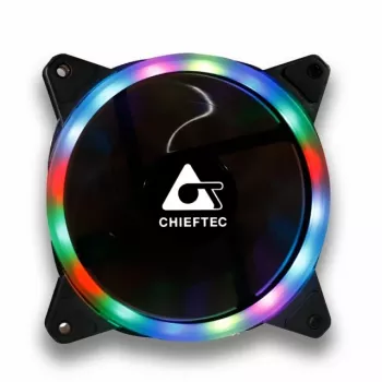 Chieftec AF-12RGB Computer-Kühlsystem Lüfter 12 cm Schwarz 1 Stück